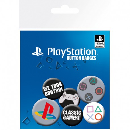 PLAYSTATION – Pack de Badges – Mix X4