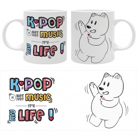 K-POP - Mug 320 ml – Happy Mix - Bear - box x2