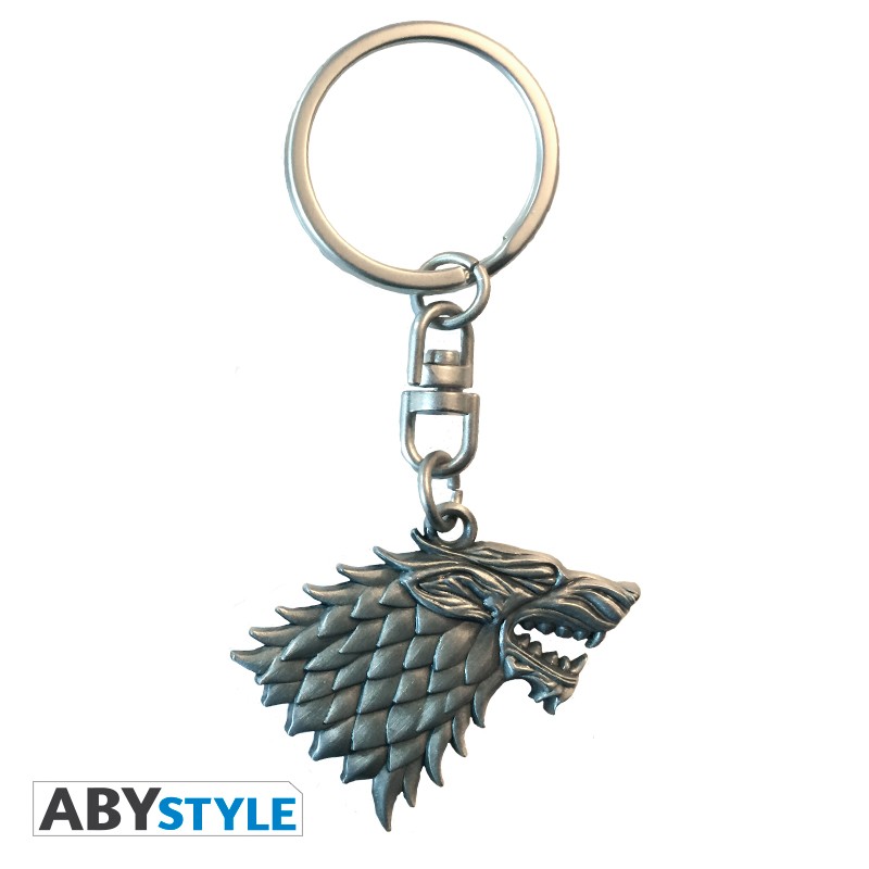 GAME OF THRONES Keychain 3D "Stark" X2 Abysse Corp