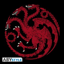 GAME OF THRONES - Tshirt "Targaryen" man SS black - new fit