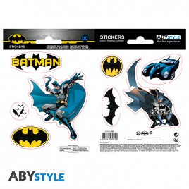 DC COMICS - Stickers - 16x11cm/ 2 planches - Batman et Logo
