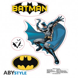 DC COMICS - Stickers - 16x11cm/ 2 planches - Batman et Logo