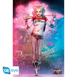 DC COMICS - Poster Harley Quinn Suicide Squad roulé filmé (91.5x61)