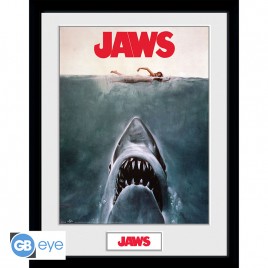 LES DENTS DE LA MER - Tirage encadré "Key Art" x2