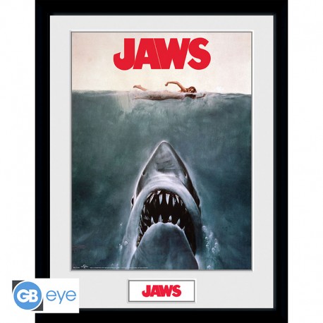 LES DENTS DE LA MER - Tirage encadré "Key Art" x2