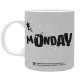 Looney Tunes - Mug 320ml - "MONDAY...MOTIVATION" x2