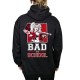 Dc Comics - Sweat - "BAD TO SCHOOL" woman without zip black