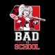 Dc Comics - Sweat Harley Quinn- "BAD TO SCHOOL" femme sans zip black