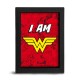 Wonder Woman - Cadre Kraft 15*20 - Family&Friends - I AM WONDERWAN x8