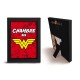 WONDER WOMAN - Black Kraft Frame 15*20 - "CHAMBRE DE WW" x8