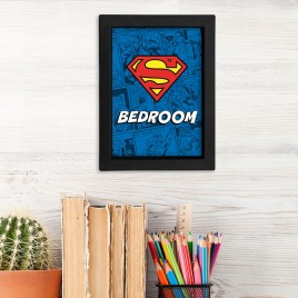SUPERMAN - Cadre Kraft Noir 15*20 - "SUPERMAN BEDROOM" x8