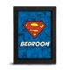 SUPERMAN - Black Kraft Frame 15*20 - "SUPERMAN BEDROOM" x8