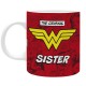 Wonder Woman - Mug 320ml - THE ORIGINAL "W" SISTER x2