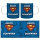 Superman - Mug 320ml - THE ORIGINAL "S" GODFATHER x2