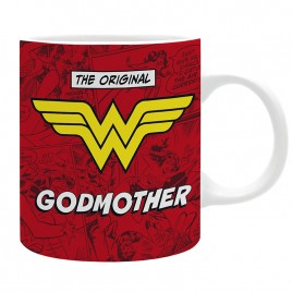 Wonder Woman - Mug 320ml - THE ORIGINAL "W" GODMOTHER x2