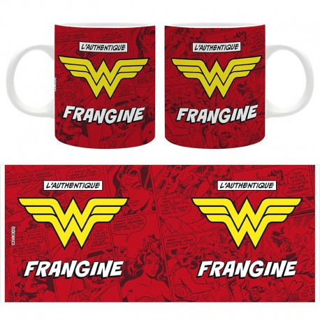 Wonder Woman - Mug 320ml - L'AUTHENTIQUE "W" FRANGINE x2