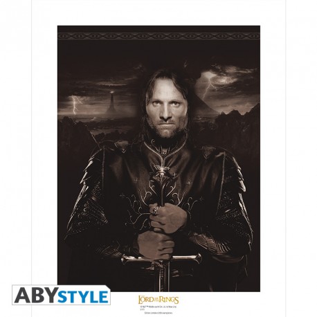 LORD OF THE RING - Collector Artprint "ARAGORN" (50x40)