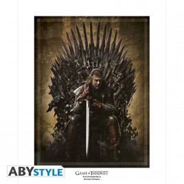 GAME OF THRONES - Collector Artprint "Trône" (50x40)