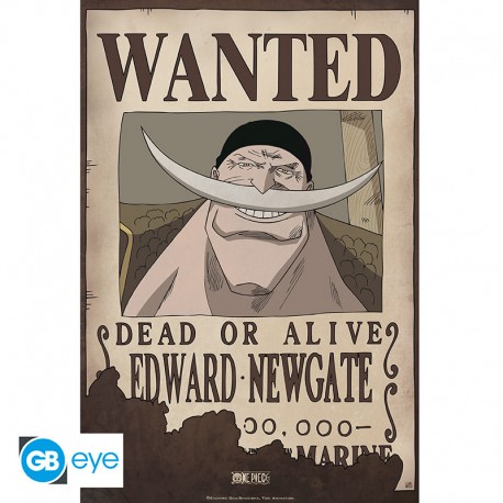 ONE PIECE - Poster "Wanted Edward Newgate" (52x35)