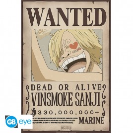 ONE PIECE - Poster "Wanted Sanji New 2" (52x35)