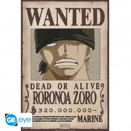 ONE PIECE - Set 2 Chibi Posters - Wanted Zoro & Sanji (52x35) x4