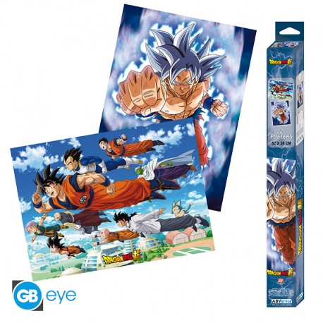DRAGON BALL SUPER - Set 2 Chibi Posters - Goku & friends (52x38) x4