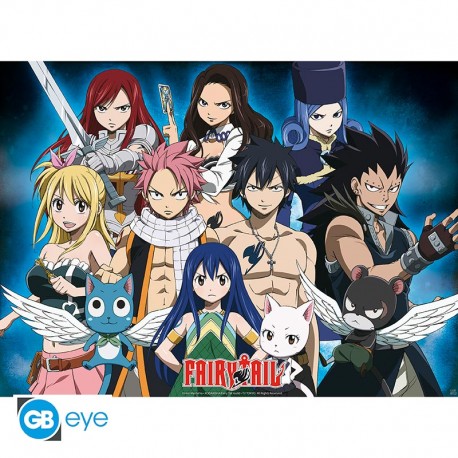 FAIRY TAIL - Poster "Groupe" (52x38)