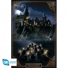 HARRY POTTER - Poster « Château de Poudlard » roulé filmé (91.5x61)