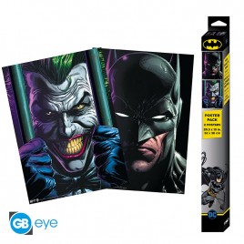 DC COMICS - Set 2 Chibi Posters - Batman et Joker (52 x 38) x4