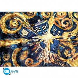 DOCTOR WHO - Poster "Explosion Tardis" roulé filmé (91.5x61)