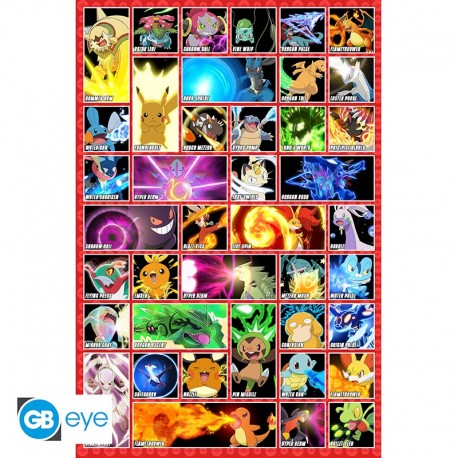 POKEMON - Poster "Moves" (91.5x61)