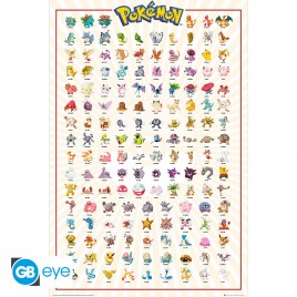 POKEMON - Poster "Kanto 151 German" (91.5x61)