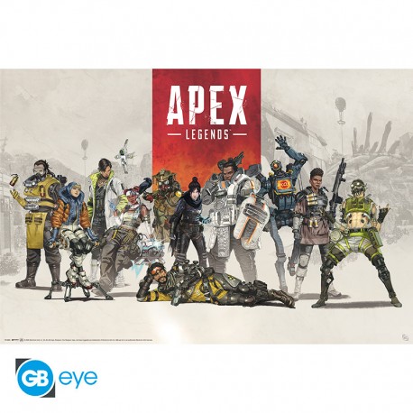 APEX LEGENDS - Poster "Groupe" roulé filmé (91.5x61)