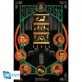 FANTASTIC BEASTS - Poster « Casting » roulé filmé (91.5x61)