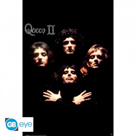 QUEEN - Poster "Queen II" roulé filmé (91.5x61)