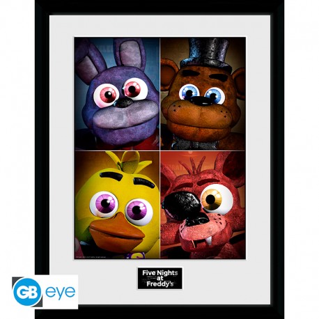 FIVE NIGHTS AT FREDDY'S- Framed print "Quad" x2