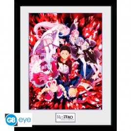 RE: ZERO - Framed print "Key Art" x2