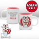Lucky Cat - Mug 320ml - Asian Art - box x2