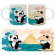 Surfing Pandar - Mug 320 ml - Asian Art - box x2