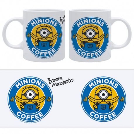 MINIONS - Mug 320ml - Happy Mix - MINION'S COFFEE x2