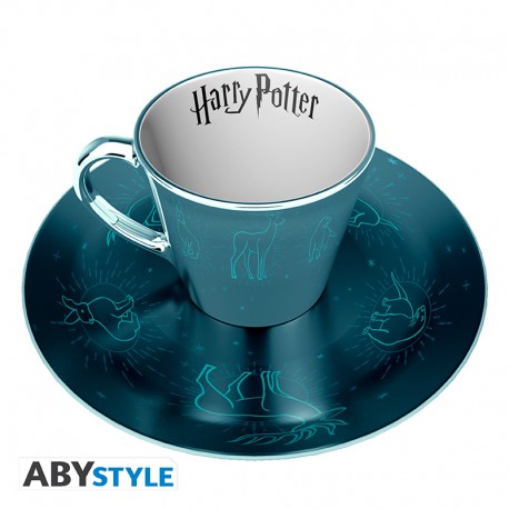 HARRY POTTER - Tasse à café miroir et soucoupe-Patronus