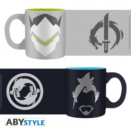 OVERWATCH - Set 2 espresso mugs - 110 ml - Hanzo & Genji x2*