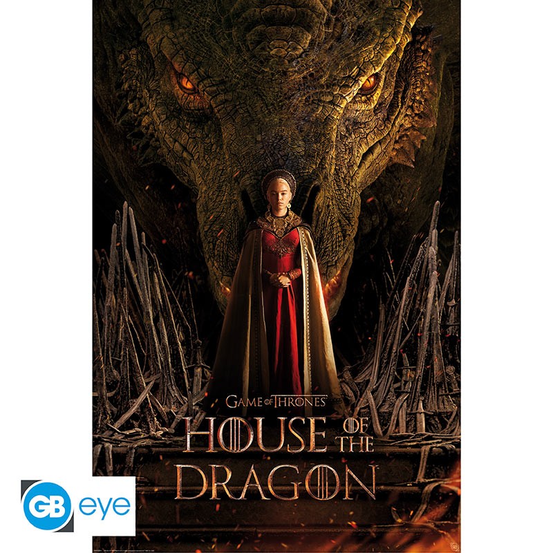 HOUSE OF THE DRAGON - Poster Maxi 91,5x61 - Affiche - Abysse Corp