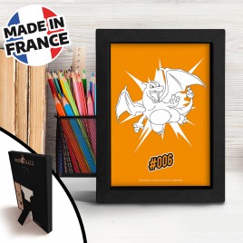 Pokemon - Cadre Kraft 15*20cm - POP Color - Dracaufeu x8