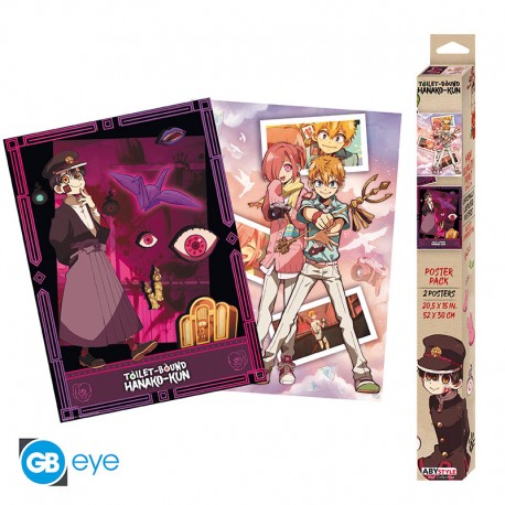 TOILET-BOUND HANAKO-KUN - Set 2 Chibi Posters - Série 2 (52x38) x4