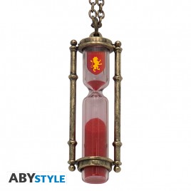 HARRY POTTER - Keychain 3D "Gryffindor hourglass" X2
