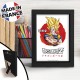 Dragon Ball Z - Black Kraft Frame - Asian Art - Goku Super Saiyan