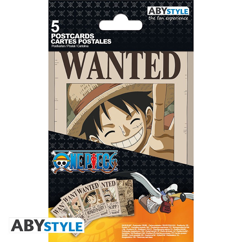 ONE PIECE - Cartes postales - Wanted Set 1 (14.8x10.5) - Abysse Corp