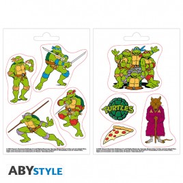 TMNT - Stickers - 16x11cm/ 2 sheets - Turtles & Splinter X5