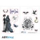 CORPSE BRIDE - Stickers - 16x11cm/ 2 sheets - Characters X5